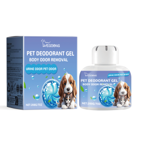 Yegbong Pet Deodorant Gel, Cat And Dog Body Kennel Cattery Clean Odor Air Fresh Deodorizing Gel