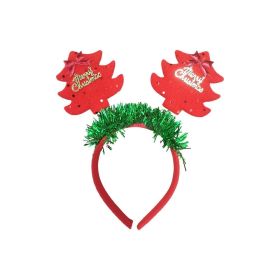 Christmas Bow Headband for Dogs Red and Gold Deer Horn Snowflakes Christmas Hat Costume Dress Up Accessories for Pet for Cosplay and Makeup  12 p