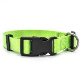 Nylon Pet Collar (Option: Green-M)