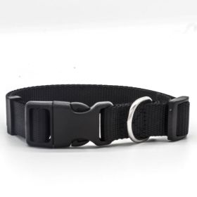Nylon Pet Collar (Option: Black-S)