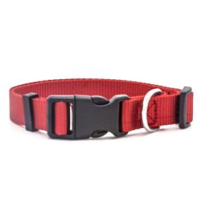 Nylon Pet Collar (Option: Red-S)