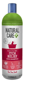 Natural Care Itch Relief Shampoo for Dogs - Tea Tree Scent - 20oz. (846476754df: Natural Care Itch Relief Shampoo)